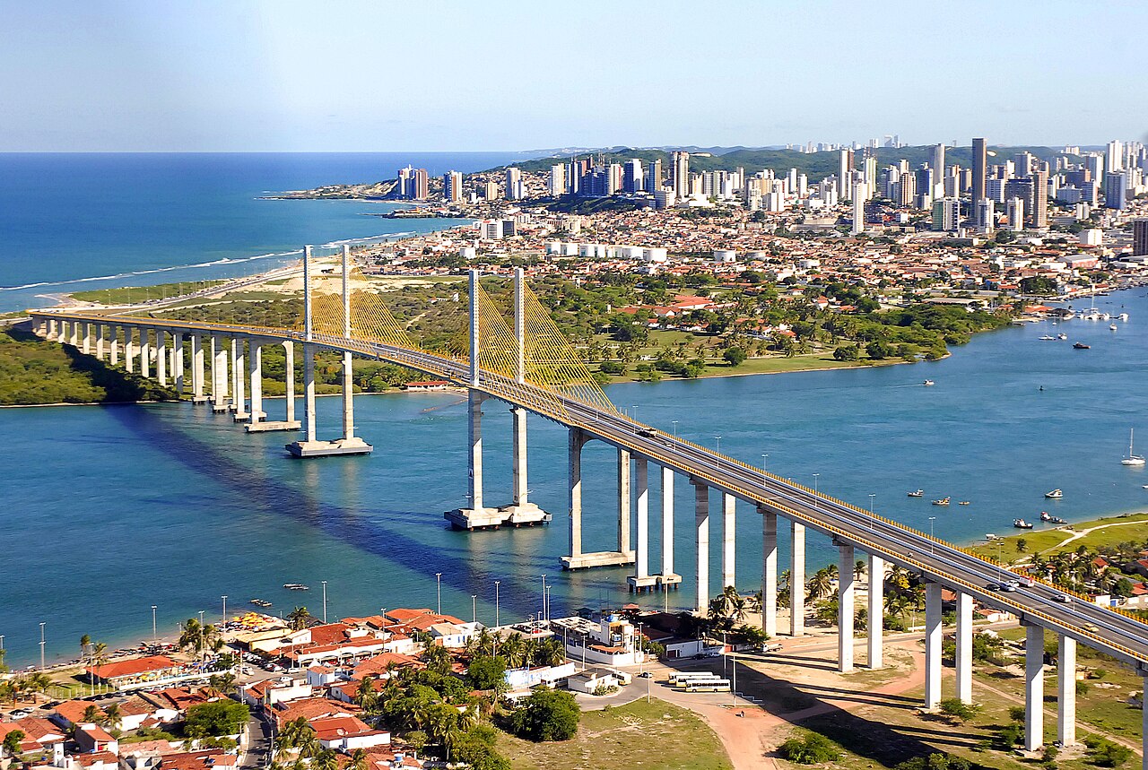Vista aérea da cidade de Natal